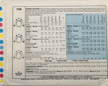 Load image into Gallery viewer, 1981 Vintage Sewing Pattern: McCalls 7726