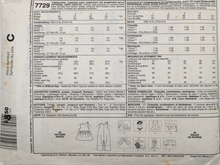 Load image into Gallery viewer, 1995 Vintage Sewing Pattern: McCalls 7729