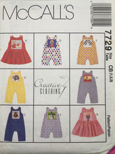 Load image into Gallery viewer, 1995 Vintage Sewing Pattern: McCalls 7729