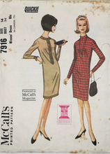 Load image into Gallery viewer, 1965 Vintage Sewing Pattern: McCalls 7916