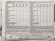 Load image into Gallery viewer, 1995 Vintage Sewing Pattern: McCalls 8000
