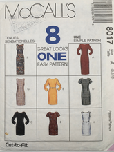 Load image into Gallery viewer, 1995 Vintage Sewing Pattern: McCalls 8017