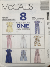 Load image into Gallery viewer, 1996 Vintage Sewing Pattern: McCalls 8044