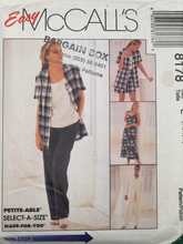 Load image into Gallery viewer, 1996 Vintage Sewing Pattern: McCalls 8178