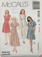 Load image into Gallery viewer, 1996 Vintage Sewing Pattern: McCalls 8181
