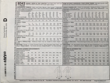 Load image into Gallery viewer, 1996 Vintage Sewing Pattern: McCalls 8343