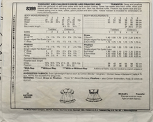 Load image into Gallery viewer, 1983 Vintage Sewing Pattern: McCalls 8399