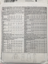 Load image into Gallery viewer, 1996 Vintage Sewing Pattern: McCalls 8417