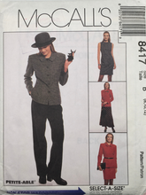 Load image into Gallery viewer, 1996 Vintage Sewing Pattern: McCalls 8417