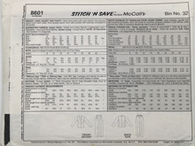 Load image into Gallery viewer, 1997 Vintage Sewing Pattern: McCalls 8601