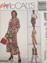 Load image into Gallery viewer, 1997 Vintage Sewing Pattern: McCalls 8807