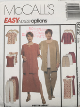 Load image into Gallery viewer, 1998 Vintage Sewing Pattern: McCalls 9222