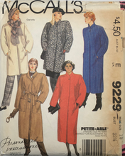 Load image into Gallery viewer, 1984 Vintage Sewing Pattern: McCalls 9229