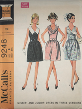 Load image into Gallery viewer, 1968 Vintage Sewing Pattern: McCalls 9248