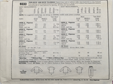 Load image into Gallery viewer, 1984 Vintage Sewing Pattern: McCalls 9333