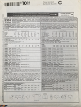 Load image into Gallery viewer, 1998 Vintage Sewing Pattern: McCalls 9367