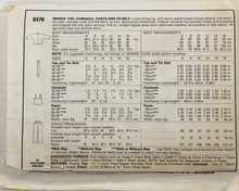 Load image into Gallery viewer, 1984 Vintage Sewing Pattern: McCalls 9376