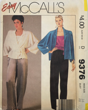 Load image into Gallery viewer, 1984 Vintage Sewing Pattern: McCalls 9376