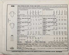 Load image into Gallery viewer, 1985 Vintage Sewing Pattern: McCalls 9398