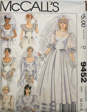 Load image into Gallery viewer, 1985 Vintage Sewing Pattern: McCalls 9452