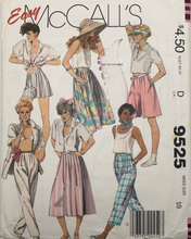 Load image into Gallery viewer, 1985 Vintage Sewing Pattern: McCalls 9525