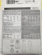 Load image into Gallery viewer, 1998 Vintage Sewing Pattern: McCalls 9559