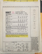 Load image into Gallery viewer, 1969 Vintage Sewing Pattern: McCalls 9667