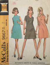 Load image into Gallery viewer, 1969 Vintage Sewing Pattern: McCalls 9667