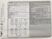 Load image into Gallery viewer, 2005 Sewing Pattern: McCalls M4784