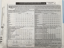 Load image into Gallery viewer, 2005 Sewing Pattern: McCalls M4816