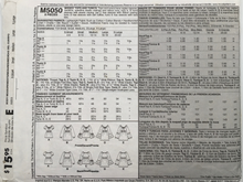 Load image into Gallery viewer, 2006 Sewing Pattern: McCalls M5050