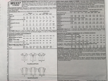 Load image into Gallery viewer, 2007 Sewing Pattern: McCalls M5337