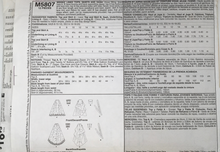 Load image into Gallery viewer, 2009 Sewing Pattern: McCalls M5807