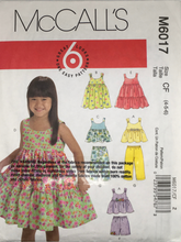 Load image into Gallery viewer, 2010 Sewing Pattern: McCalls M6017