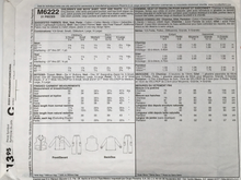 Load image into Gallery viewer, 2010 Sewing Pattern: McCalls M6222