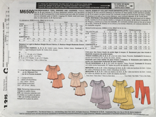 Load image into Gallery viewer, 2012 Sewing Pattern: McCalls M6500