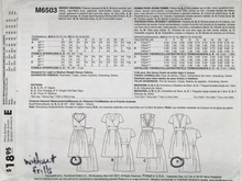 Load image into Gallery viewer, 2012 Sewing Pattern: McCalls M6503