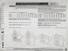 Load image into Gallery viewer, 2013 Sewing Pattern: McCalls M6802