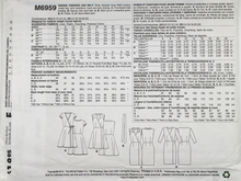 Load image into Gallery viewer, 2014 Sewing Pattern: McCalls M6959