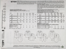 Load image into Gallery viewer, 2015 Sewing Pattern: McCalls M7094