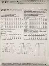 Load image into Gallery viewer, 215 Sewing Pattern: McCalls M7129