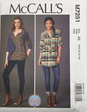 Load image into Gallery viewer, 2015 Sewing Pattern: McCalls M7251