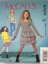 Load image into Gallery viewer, 2015 Sewing Pattern: McCalls M7274