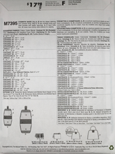 Load image into Gallery viewer, 2016 Sewing Pattern: McCalls M7395