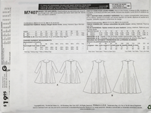 Load image into Gallery viewer, 2016 Sewing Pattern: McCalls M7407