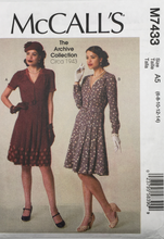 Load image into Gallery viewer, 1943 Reproduction Sewing Pattern: McCalls M7433