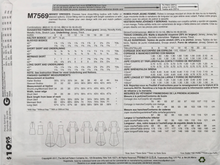 Load image into Gallery viewer, 2017 Sewing Pattern: McCalls M7569