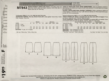 Load image into Gallery viewer, 2018 Sewing Pattern: McCalls M7843