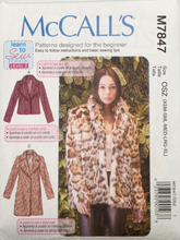Load image into Gallery viewer, 2018 Sewing Pattern: McCalls M7847