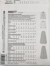 Load image into Gallery viewer, 2020 Sewing Pattern: McCalls M8077